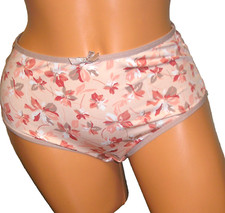 Panties Lingerie Adrienne Vittadini Floral Briefs , Sz 6 Medium Adult Gift