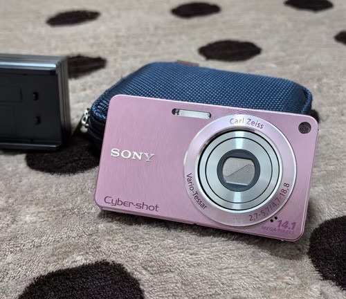 SONY Cyber-Shot DSC-W350 Digital Camera 4x Optical Zoom 14.1MP Pink English
