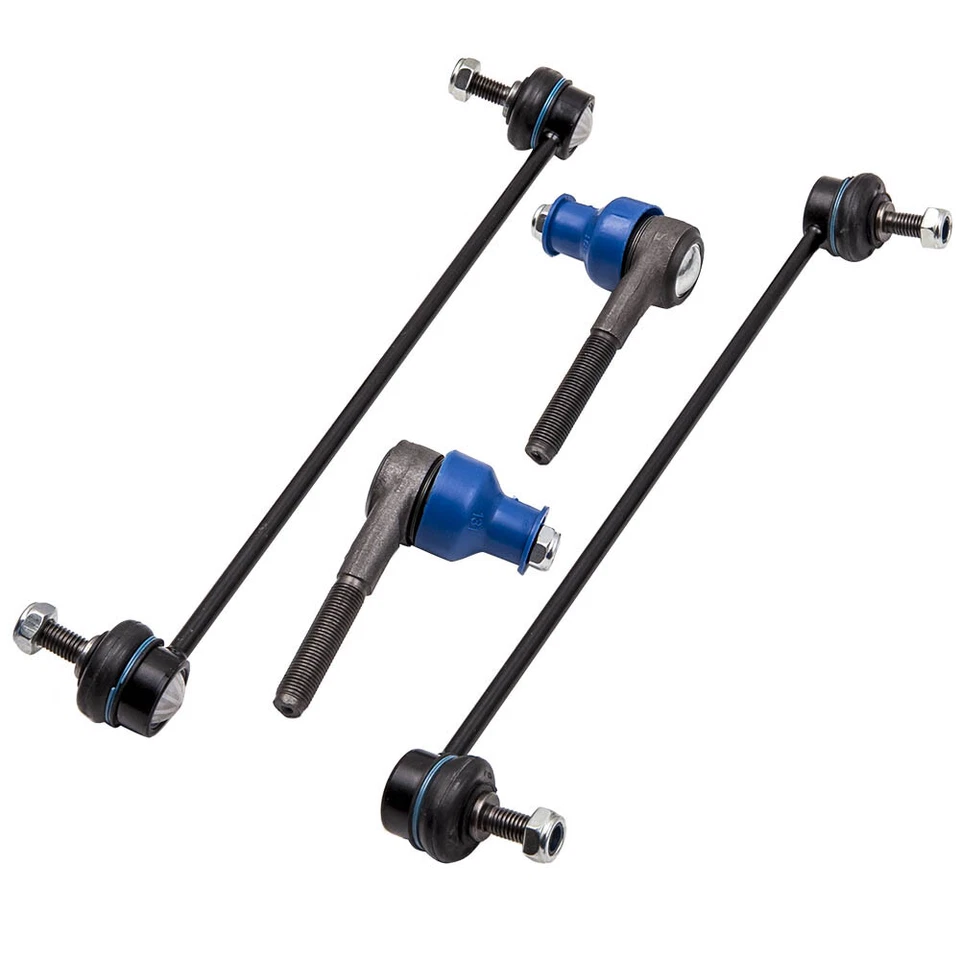 FRONT LOWER SUSPENSION WISHBONE CONTROL ARMS DROP LINKS KIT 98- FOR PEUGEOT 206 - Image 2 of 4