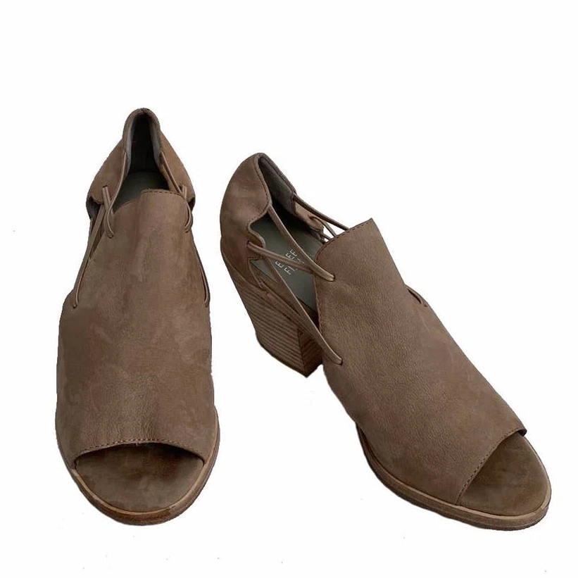 Eileen fisher nikki peep cheap toe sandal