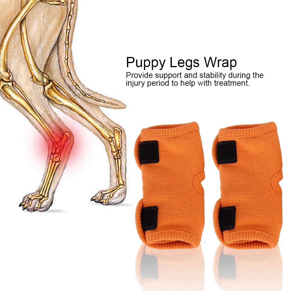 2pcs Dog Cat Leg Brace Elbow Protector Warm Knee Pads Surgery Wound