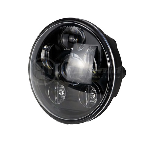 5-3/4" 5.75 Sealed 80w LED Headlight For Motor Sport Dyna Street Bob Super Wide - Picture 10 of 12