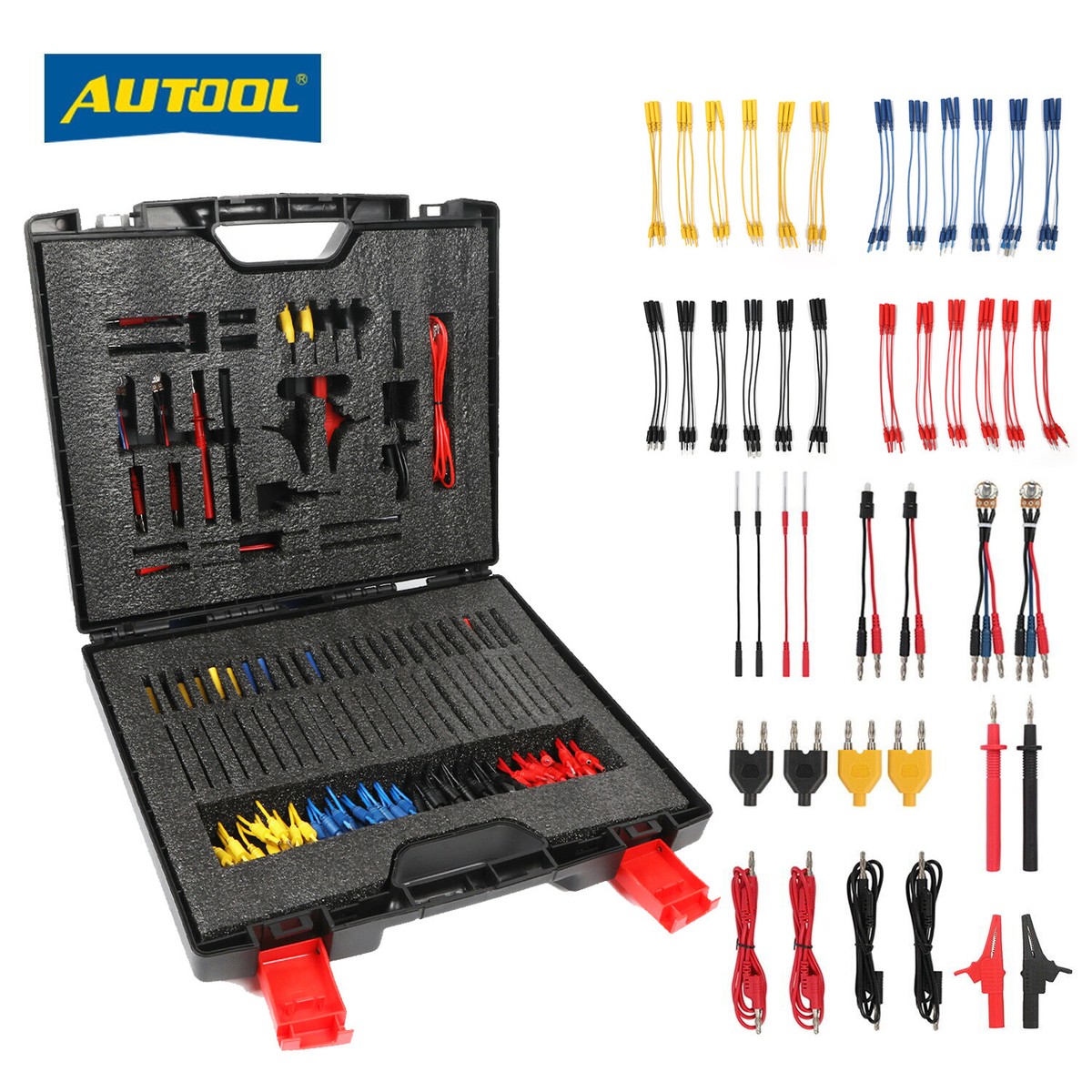 Multimeter Test Leads Kit Alligator Clip Probe Wire Set Alligator