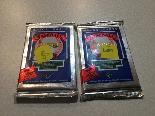 (2) 1989 Upper Deck Baseball  Unopened Packs possible Griffey Jr. RC