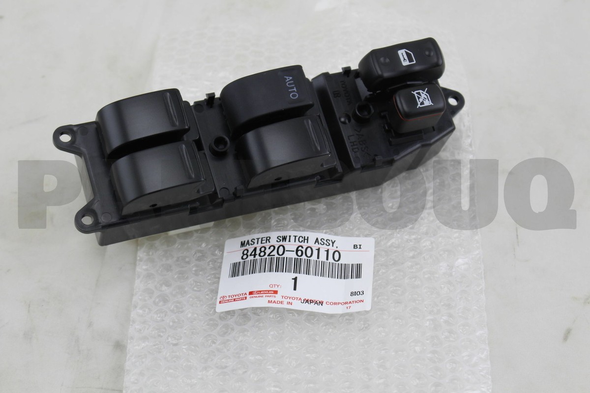 150-10 専用 8482060110 Genuine Toyota MASTER SWITCH ASSY, POWER WINDOW