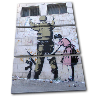 Toile Murale Banksy Balloon Girl, Impression Photo D'art, Style Street Art, Rouge