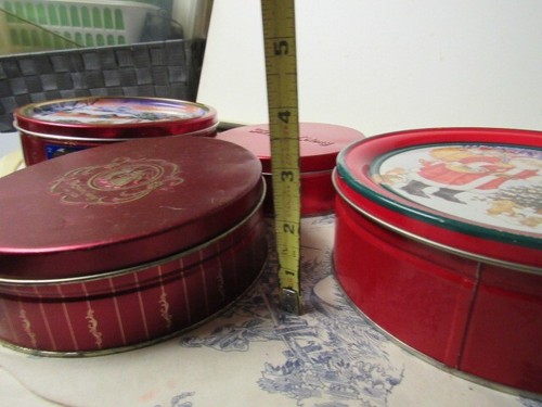 (4) Vtg. Promotional Christmas Metal Tins: Swiss Colony, Royal Dansk + - Picture 17 of 17
