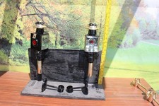 Lampade da carrozza quadrate trainate da cavalli 12 volt OTTONE MISURA PONY