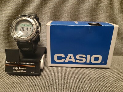 W1*NEW CASIO SGW-100B Compass watch