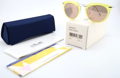 SILHOUETTE Sunglasses 9909 00 6050 Flexi Yello Silver Mirrored Special Edition