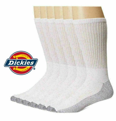 1-12 Pair DICKIES Mens Work Crew Boot Work/Sport Socks Thick Heavy Duty 6-11 Lot - Picture 1 of 30