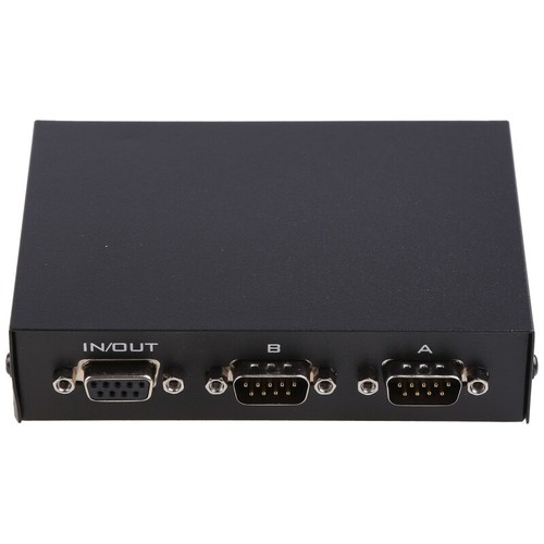 RS232 Manual Switch DB9 Pin Serial 2 Inputs 1 Output Switch Box Metal Housing - Picture 4 of 8