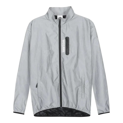 Full Reflective Cycling Jacket Winter Autumn Bicycle Windbreaker Bike Windproof - Picture 7 of 18