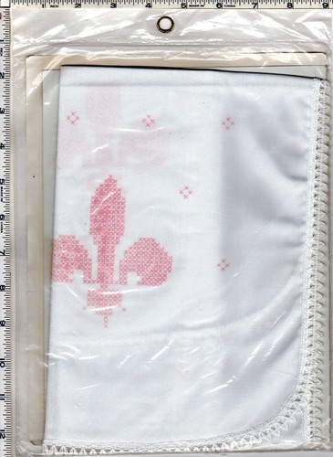 CHOICE: 1977 Vogart Crafts Stamped Linens Embroidery Scarf or 2pc Kitchen Towels - Picture 5 of 9