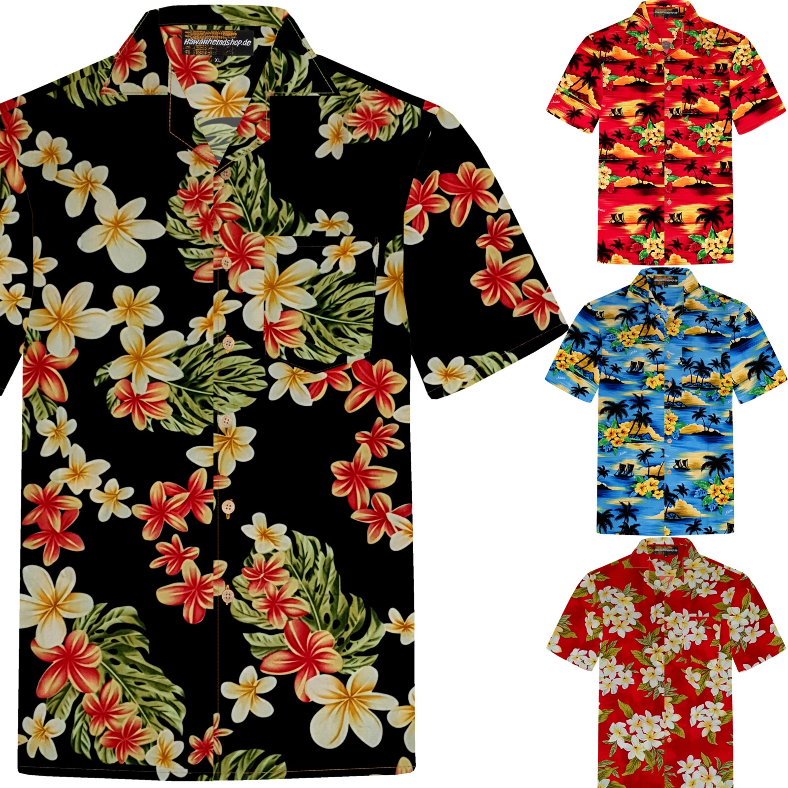 Hawaiian shirt M - 6XL Hawaiian shirt Hawaiian shirt beach flowers Hawaiian shirts
Opens in a new wi