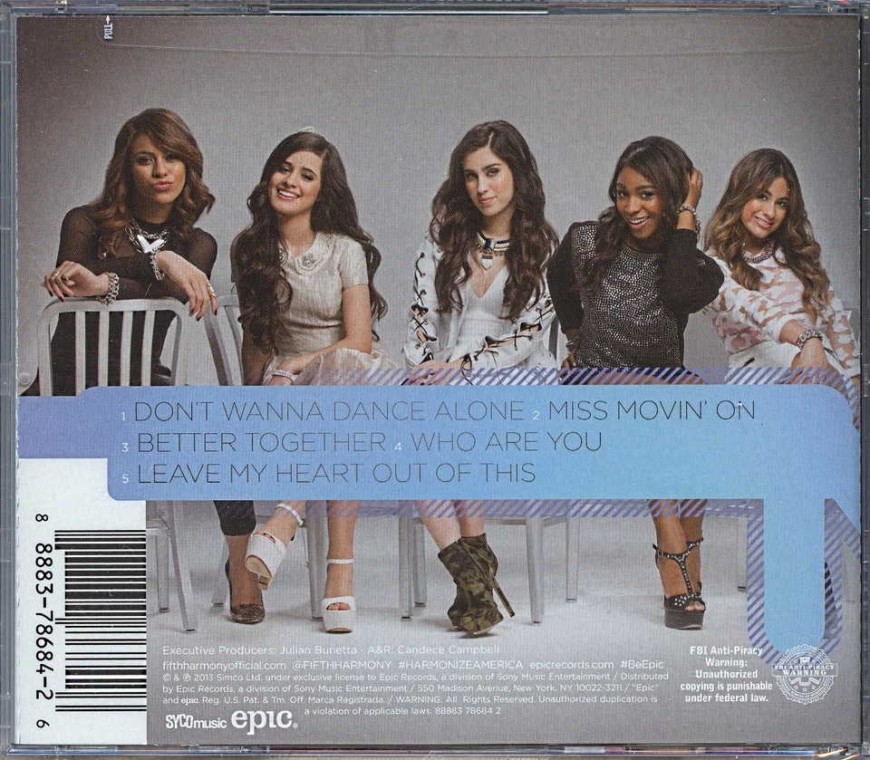 FIFTH HARMONY Better Together (Acoustic) JUSTICE EXCLUSIVE CD Miss Movin On 0131 - Image 3 of 4
