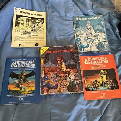 TSR Dungeons and Dragons Basic Box Set 1001 Module B1 Game As/Is