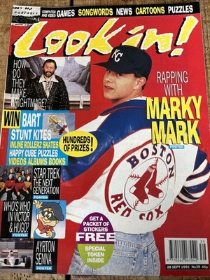 Look In Magazine Sept 1991 No.39 Featuring Marky Mark, Star Trek & Ayrton Senna