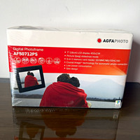AgfaPhoto AF50712PS 7in LCD Digital Photo Frame 16:10 USB SD SDHC Black BNIB