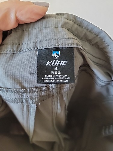 Kuhl Horizn Skinny Pants Size 4 Reg Grey Cargo Hike Travel Excellent - Picture 11 of 12