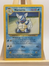 WARTORTLE POKEMON CARD 42/102 BASE NON HOLO LP