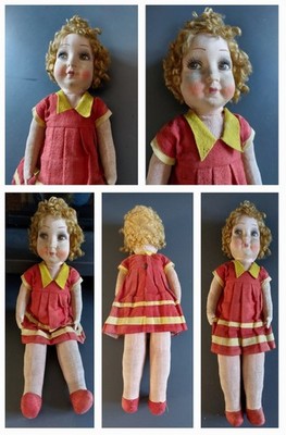 Große Filzpuppe - 1920/1930 Marke LENCI oder andere ...