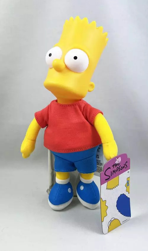 Peluche Bart Simpson Les Simpsons de 30 cm figurine doudou originale d'animation