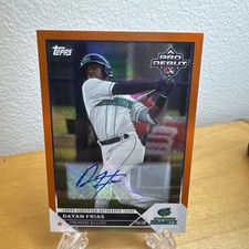 2023 Topps Pro Debut - Dayan Frias - #PD-151 Orange Auto #d 22/25