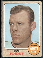 1968 Topps Bob Priddy Chicago White Sox #391