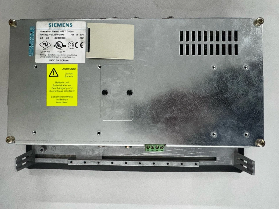 SIEMENS Operator Panel OP27 Color 6AV3627-1LK00-1AX0 - Bild 2 von 2