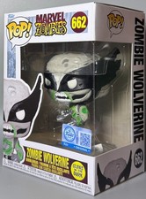 Funko Pop! Marvel Zombie Wolverine (Black & White) (Glow) #662