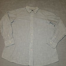 Cremieux Classics Men's Size L Striped Button Down Shirt