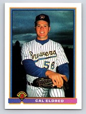 1991 Bowman - Cal Eldred #56 Milwaukee Brewers Baseball Card