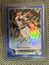 2022 Topps Chrome Veteran Blue Refractor /150 Kyle Seager Auto