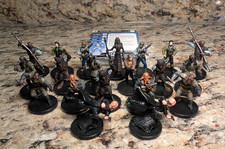 Star Wars Miniatures - Bounty Hunters Set - Fringe 20 Figures w/ Cards