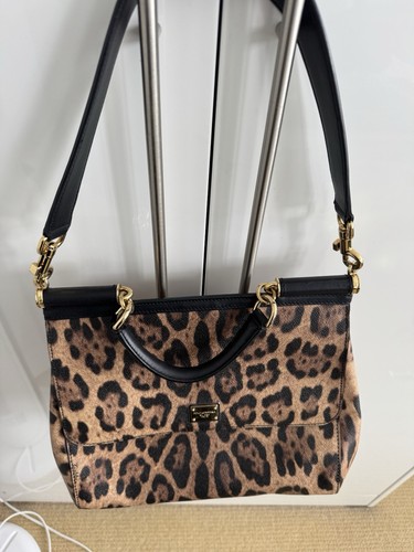 Dolce And Gabbana Leopard Sicily Bag - Picture 12 of 22