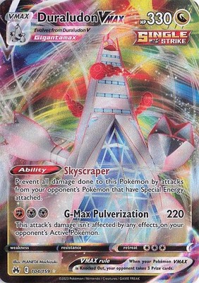  Duraludon VMAX 104/159 - Holo - Crown Zenith - NM