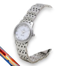 Omega De Ville Prestige Diamond Bezel 4575.71.00 Stainless Steel Watch