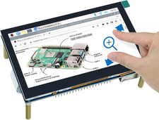 4.3 Inch Touchscreen Monitor for Raspberry Pi 5 4 B 3 B A , 800X480 Pixel IPS D