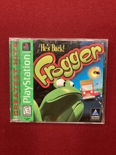 Frogger (PlayStation 1, 1997) CIB Rare Black Label