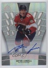 2021 Upper Deck SP Game Used Purity Rookies 7/25 Anton Lundell #P-74 Auto 11jd