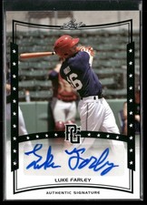 2014 Leaf Perfect Game #A-LF2 Luke Farley Autographs Black Auto RC