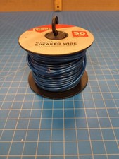 Auto Drive 16 Gauge Speaker Wire 50 Feet Car Audio Stereo Cable Blue