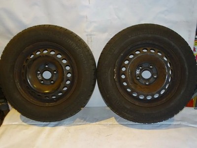 2 x Original Stahlfelge mit CONTI Reifen VW T5 ab 2008 7H0601027B / C  7F0601027