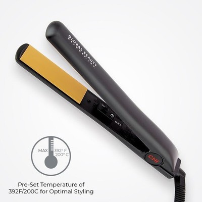 CHI Original Tourmaline Ceramic Hairstyling Flat Iron, 1 Inch