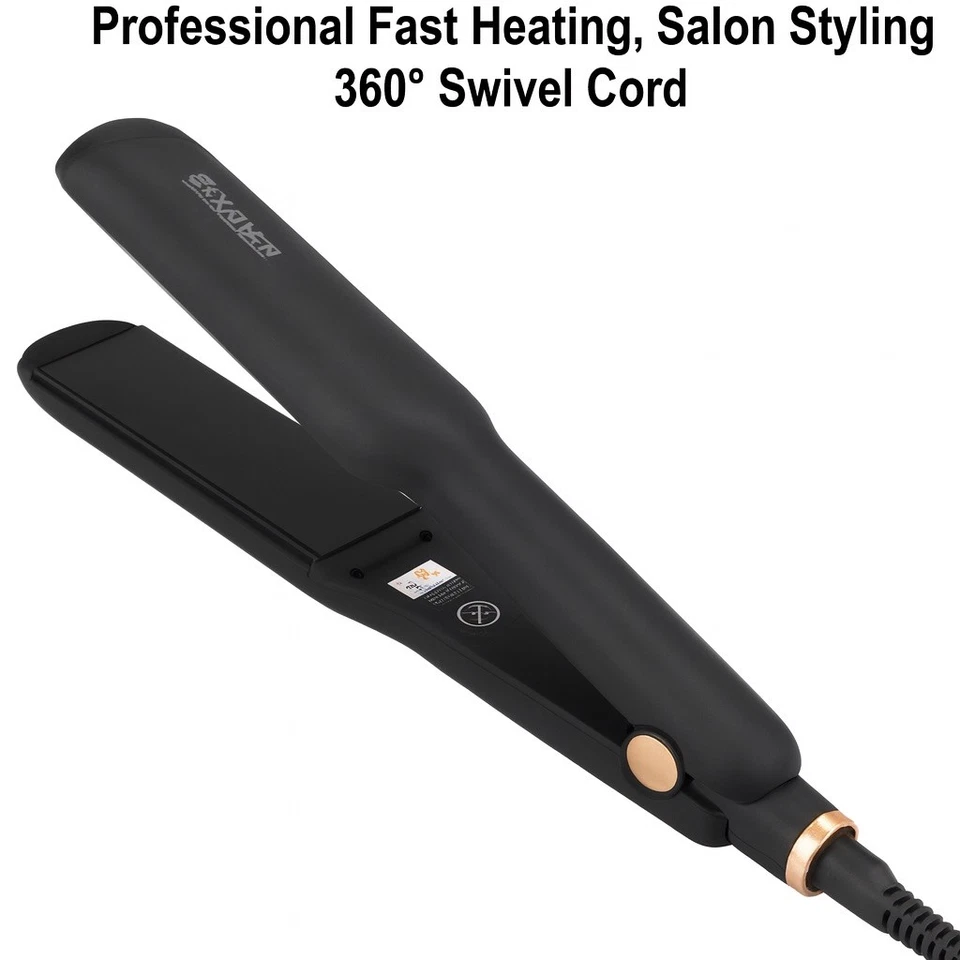 Breitplatte Haarglätter Glätteisen - professionelles schnelles Aufheizen, Salon Styling