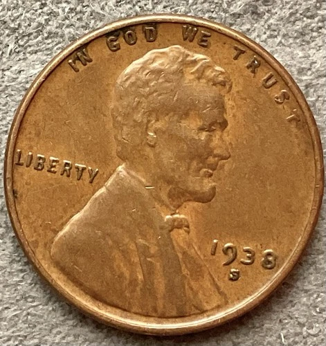 1938-S   Lincoln Wheat Cent - [XF EF] Extremely Fine - High Grade ~ B966