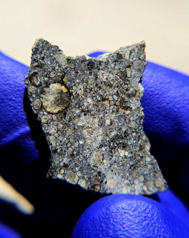 Taoussat-n-Amouzzour 001 L3.2 Meteorite 2.319g Large Chondrule Dual Lithology