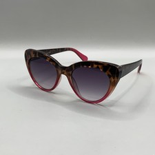 BCBGeneration Max Azria Sunglasses BG1010 215 Brown Cat Eye Leopard Pink Frames