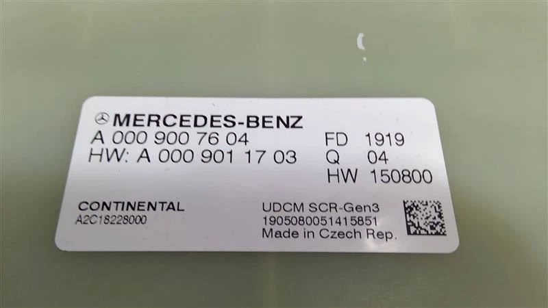 Mercedes-Benz Sprinter 2500 2019-2021 módulo de control de escape de gas OEM Foto 2 de 4